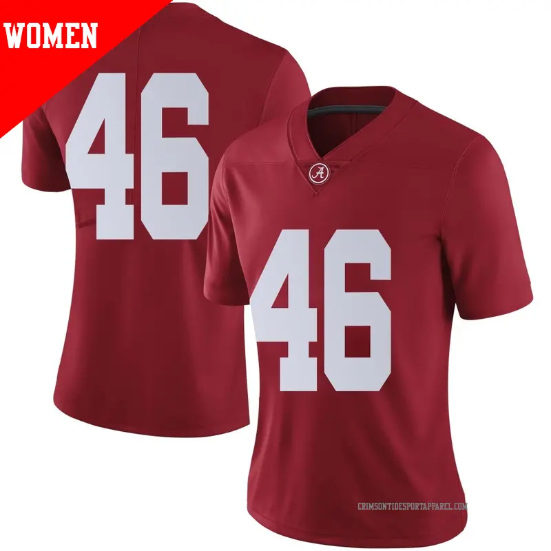 Women's #46 Jay Williams Alabama Crimson Tide Limited Crimson Football College Jersey Women's #46 Jay Williams Alabama Crimson Tide Limited Crimson Football College Jersey